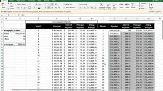 How to Create an Amortization Schedule in Excel to Pay Off a Mortgage Loan [upl. by Hayyikaz29]