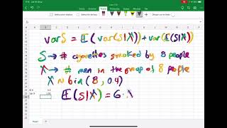 Iterating expectations and variances [upl. by Aelyak]