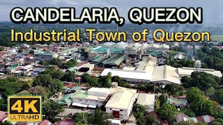 CANDELARIA QUEZON AERIAL VIEW Industrial Town of Quezon 4K [upl. by Cummine739]