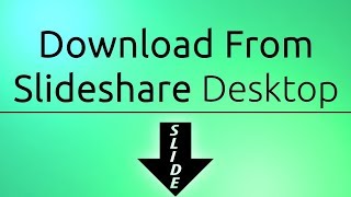 How to Download from SlideShare without login [upl. by Aia589]