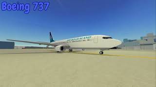 RobloxPilot Training Flight Simulator I landed various planes Flaps butterlanding [upl. by Airdnna]