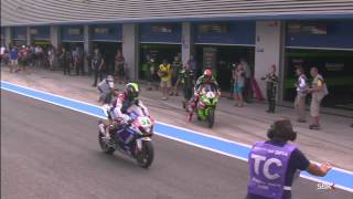 2014 WSBK Jerez – TissotSuperpole highlights [upl. by Percival]