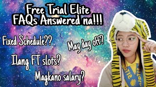 51Talk WHAT IS Free Trial Elite FTE  FAQs Answered  Marjoe YT [upl. by Naot]