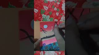 Scenery penting watercolor drawingytshorts youtubeshorts scenerydrawing art penting diy [upl. by Naux]