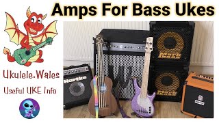 Amplifiers For Bass Ukuleles  The Basics About Amps For Your UBass [upl. by Juback]