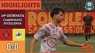 Romulea  Valmontone  HIGHLIGHTS  II giornata ritorno Eccellenza [upl. by Hessney]