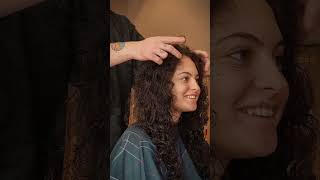 Curly Hair Rejuvanation Before and After Haircut on Long Curly Hair bamhairsalon [upl. by Enelehs878]