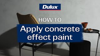 How to paint using Dulux Design Concrete Effect  Dulux NZ [upl. by Naoh516]