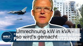 Umrechnung kW in kVA  so wirds gemacht [upl. by Middle43]