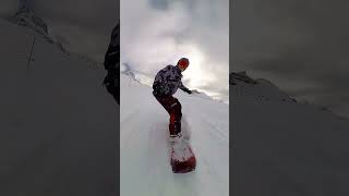 Snowboard Crash in Zermatt Switzerland [upl. by Elesig]