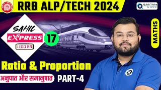 Sahil Express for RRB ALPTech 2024  Ratio and Proportion Theory amp MCQ  Railway Maths by Sahil Sir [upl. by Enel]