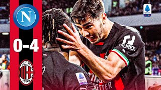 The Leão Díaz Show FOURNIL  Napoli 04 AC Milan  Highlights Serie A [upl. by Rotceh656]