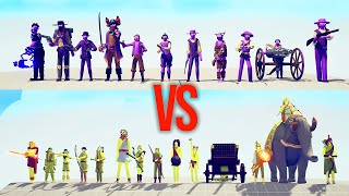 MUSKET TEAM vs RANGED TEAM 22  TABS  Totally Accurate Battle Simulator [upl. by Lachance]