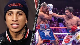 MARIO BARRIOS REVEALS HE IS TAKING PACQUIAO STRATEGY TO BEAT KEITH THURMAN [upl. by Ecyt]