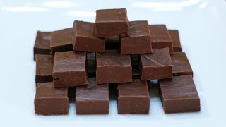 How to Make Fudge  Easy Amazing Homemade Fudge Recipe Only 3 Ingredients [upl. by Noella]