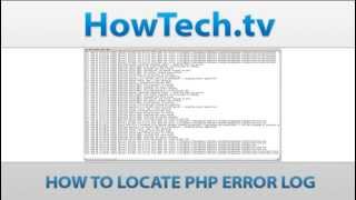 Where is the PHP Error Log Locate [upl. by Alauqahs]