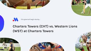 Charters Towers CHT vs Western Lions WST at Charters Towers [upl. by Yenahs]