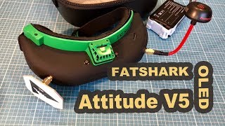 Fatshark Attitude V5 OLED Display FPV Brille [upl. by Lebasy355]