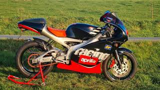 Aprilia Rs 125 first ride with 140cc BC Engineering [upl. by Hibben494]