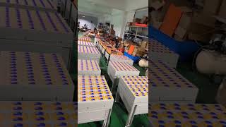 swivel wheel sorter rotary wheel sorter DWS sorting line carton sorting bag s sorting logsitic [upl. by Mita]