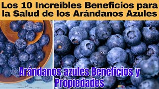 Arándanos Azules los 10 Increíbles Beneficios para la Salud  Beneficios y Propiedades [upl. by Rustie824]