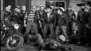 The Wild One 1953  Fight Scene [upl. by Aramen]