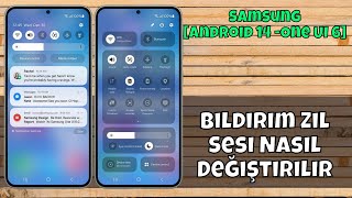 Bildirim Zil Sesi Nasıl Değiştirilir Samsung Android 14  One UI 6 [upl. by Wain879]