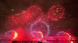 London Fireworks 2023 [upl. by Atinel687]