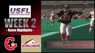 Wild West Showdown  Gamblers vs Stallions  Week 2  USFL 2022 on Madden NFL 09 PCSX2 [upl. by Rancell]