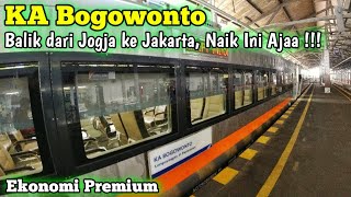 KA Bogowonto Naik Kereta Api Jogja ke Jakarta [upl. by Spanos]