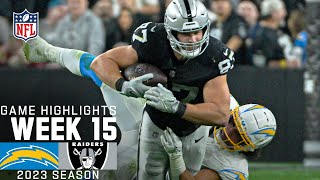 Los Angeles Chargers vs Las Vegas Raiders  2023 Week 15 Game Highlights [upl. by Baiel8]