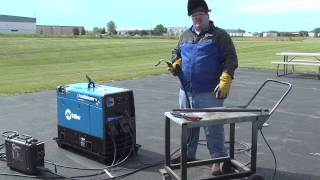 New Trailblazer® 325 EFI Demo 3 of 3 MIGFluxCored Welding Comparison [upl. by Refinnej]