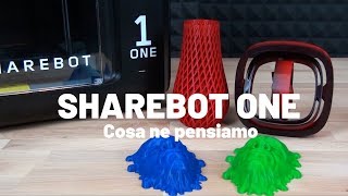 Sharebot ONE  Cosa ne pensiamo [upl. by Leede727]