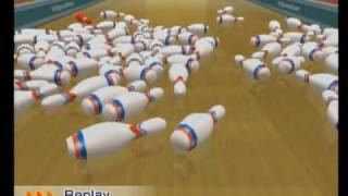 Wii Sports Resort 100Pin Bowling Off The Wall x4 [upl. by Jun]