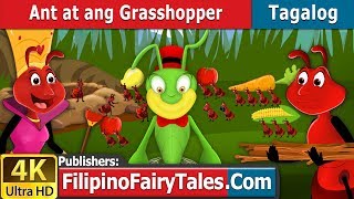 Ant at ang Grasshopper  Ant And The Grasshopper in Filipino  FilipinoFairyTales [upl. by Damicke]