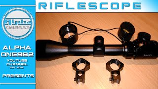 Rifle Scope 39x40 EG Illuminated Optics  Unboxing and quick review [upl. by Gnuhc]