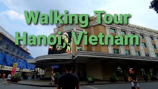 Hanoi  Vietnam Luxury Mall  Public Parks  Hoan Kiem lake and Convenience Store  Walking Tour [upl. by Nurat]