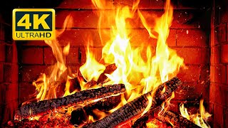 🔥 Cozy Fireplace 4K 12 HOURS Fireplace with Crackling Fire Sounds Crackling Fireplace 4K [upl. by Jarlathus]