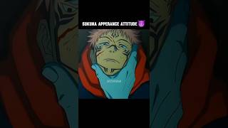 Sukuna Apperance Attitude 😈 sukuna sukunaedit sukunaamv jujutsukaisen animeedit [upl. by Mcgrath914]