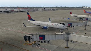 X Plane 11  Delta 737800  Atlanta to Miami  Zibo Mod  Max Graphics [upl. by Rubma]