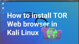 How to Install TOR Browser on Kali Linux  Kali Linux 2023 [upl. by Hickie574]