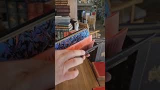 Check out this antique book with a foreedge painting [upl. by Eniron584]