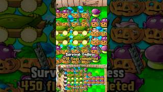 Survival Endless 450 Flags Completed Plants Vs Zombies [upl. by Munt]