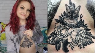 My Sternum Tattoo Experience amp FAQ  Alyssa Nicole [upl. by Aerdno]