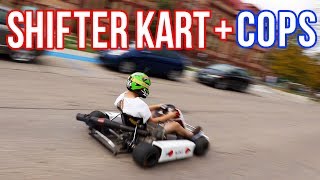 POLICE  SHIFTER KART through college campus [upl. by Candace]