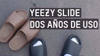 adidas YEEZY SLIDE después de DOS AÑOS de USO ¿Son durables [upl. by Miguel]