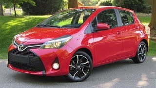 2015 Toyota Yaris SE AutomaticManual Start Up Road Test and In Depth Review [upl. by Beniamino166]