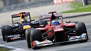 Formula 1 Monza 2012  V8 Fly By PURE SOUND [upl. by Stavros]