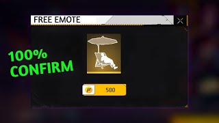 HOW TO GET EMOTE 😍  FREE FIRE NEW UPDATE [upl. by Elegna343]