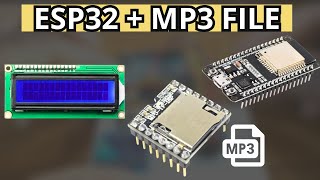 ESP32 amp DFPlayer Mini  Display amp Play Hello World with LCD Display [upl. by Magdalen585]